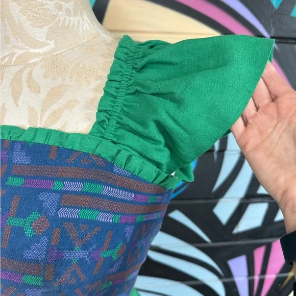 NWT Rachel Zoe Set!! GREEN! Linen, Stretchy, so cute! - Picture 6 of 15